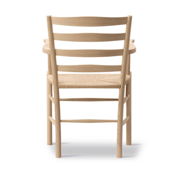Fotel z podłokietnikami Klint - Plecionka naturalna - dąb natłuszczany mydłem - Fredericia Furniture