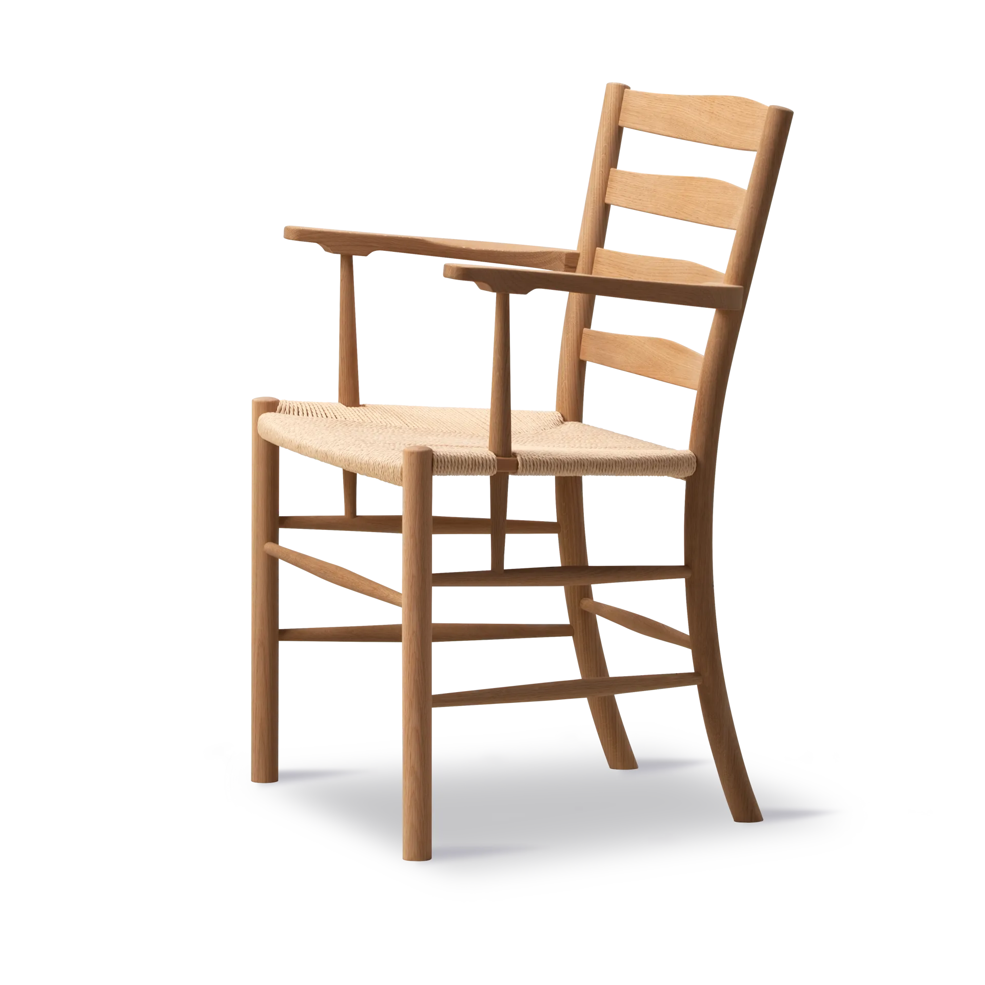 Fotel z podłokietnikami Klint, Plecionka naturalna - dąb olejowany Fredericia Furniture