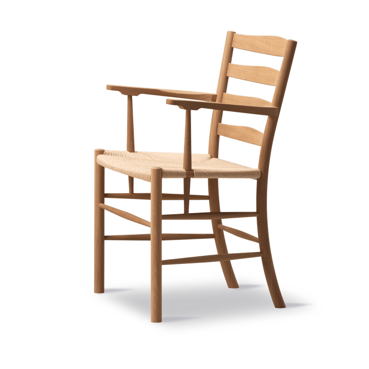 Fotel z podłokietnikami Klint - Plecionka naturalna - dąb olejowany - Fredericia Furniture
