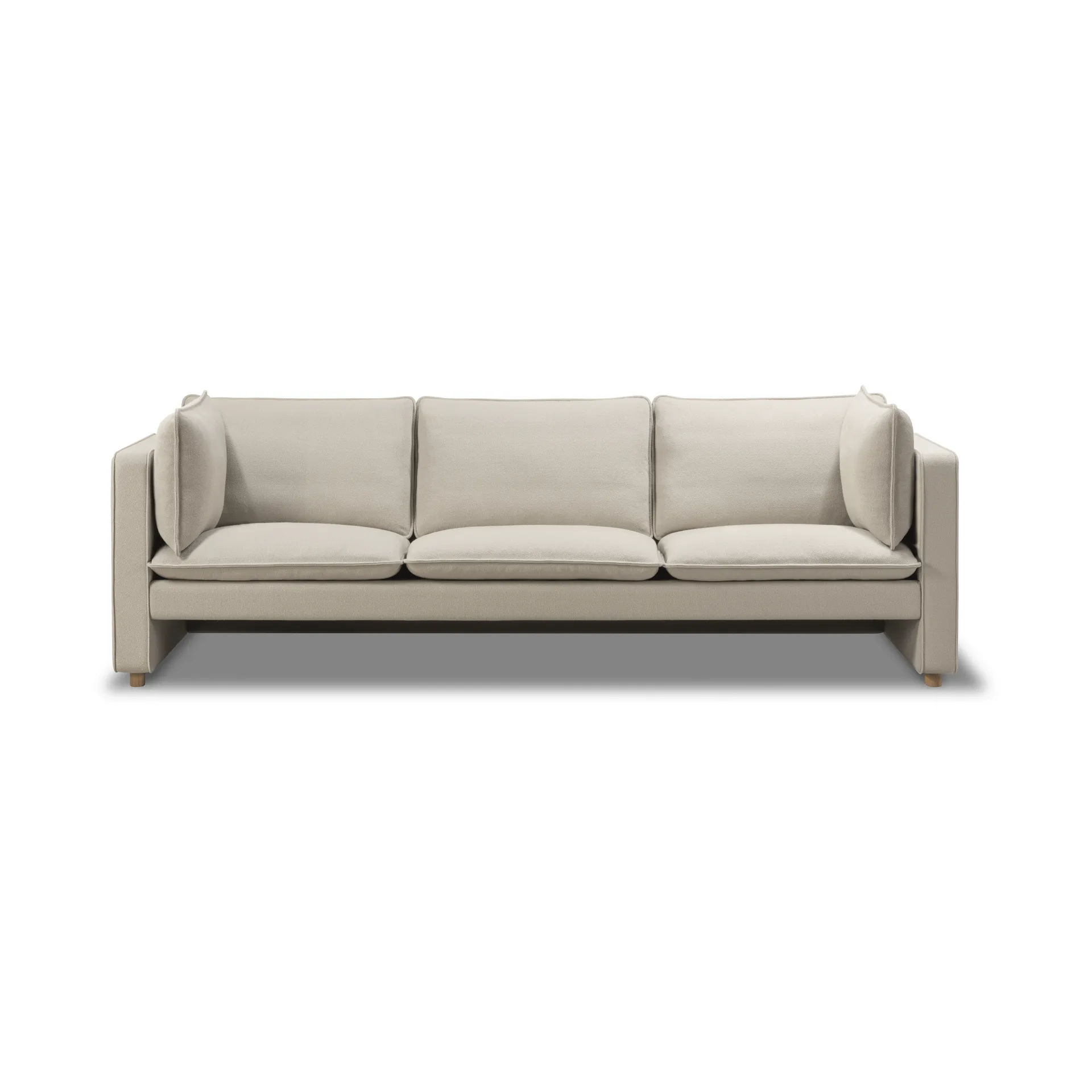 Jota sofa, Vidar 146-jasno olejowany dąb, 231 cm, 3-osobowa sofa Fredericia Furniture