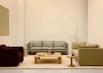 Jota sofa - Vidar 146-jasno olejowany dąb, 231 cm, 3-osobowa sofa - Fredericia Furniture