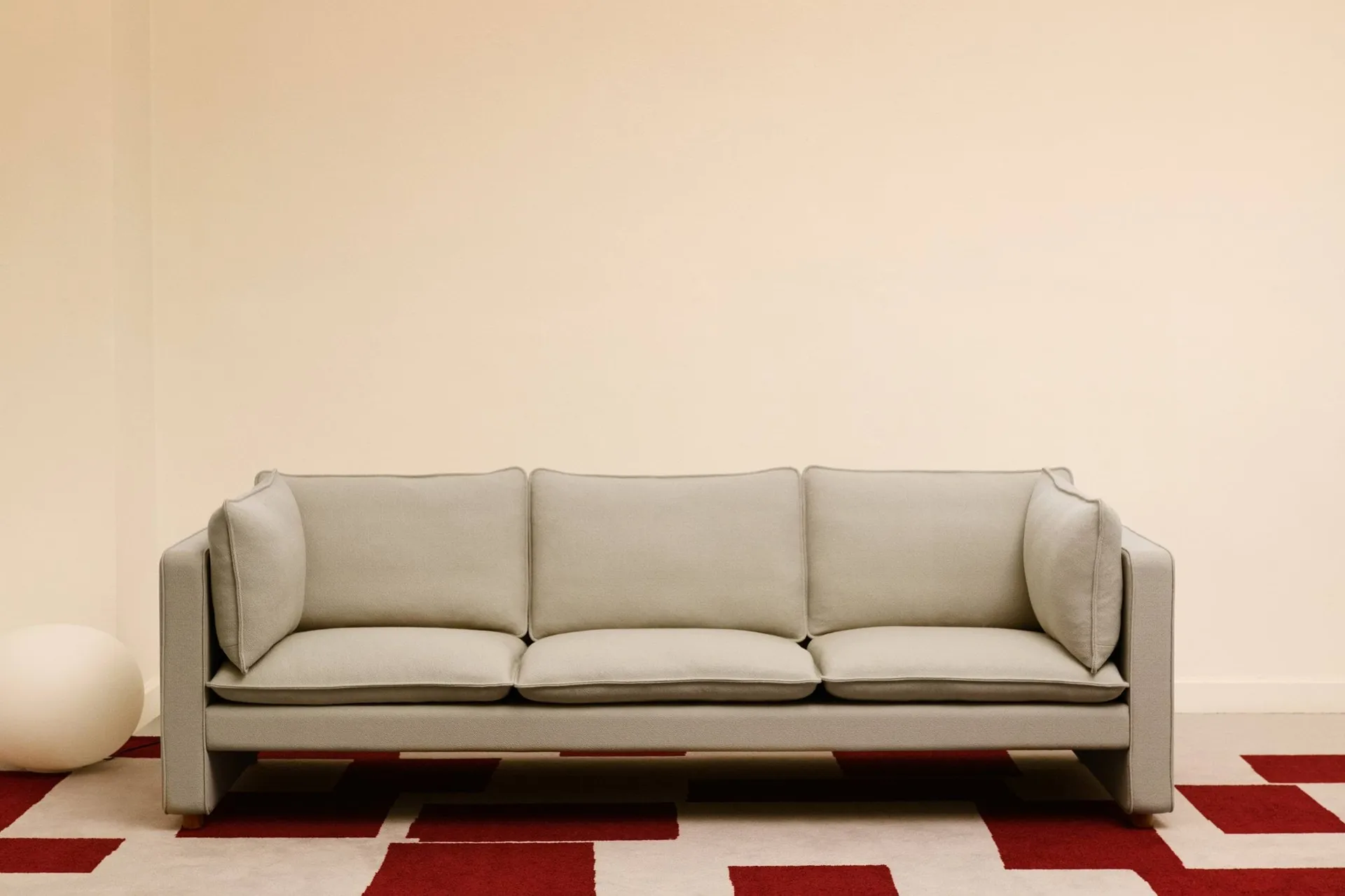 Jota sofa, Vidar 146-jasno olejowany dąb, 231 cm, 3-osobowa sofa Fredericia Furniture