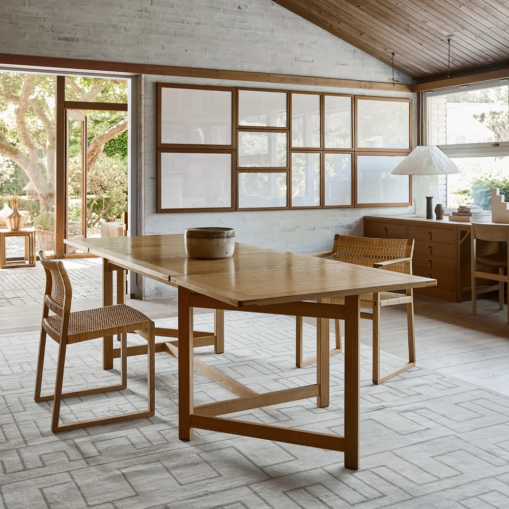 Krzesło BM61, Plecionka naturalna - stelaż lakierowany Fredericia Furniture