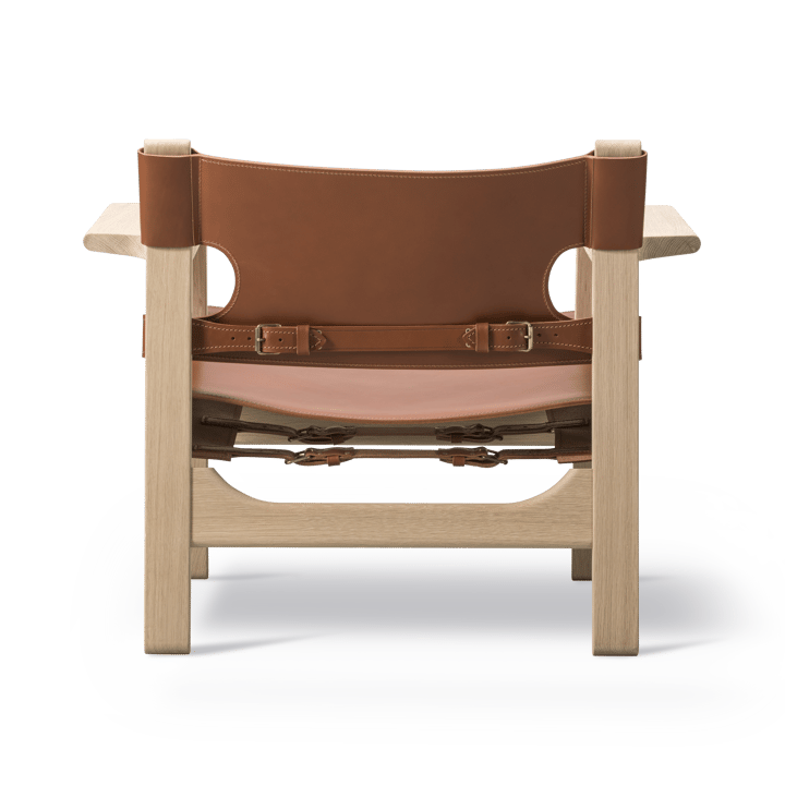 krzesło fotelowe The Spanish Chair, Skóra cognac - dąb jasny olejowany Fredericia Furniture