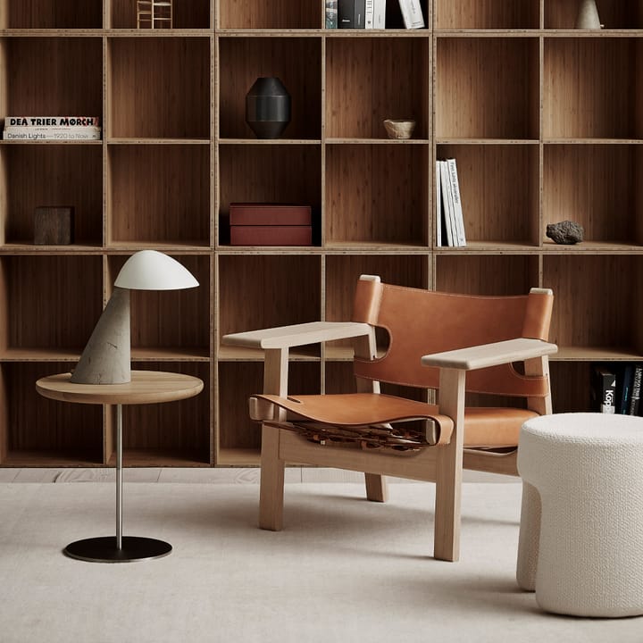 krzesło fotelowe The Spanish Chair, Skóra cognac - dąb olejowany Fredericia Furniture