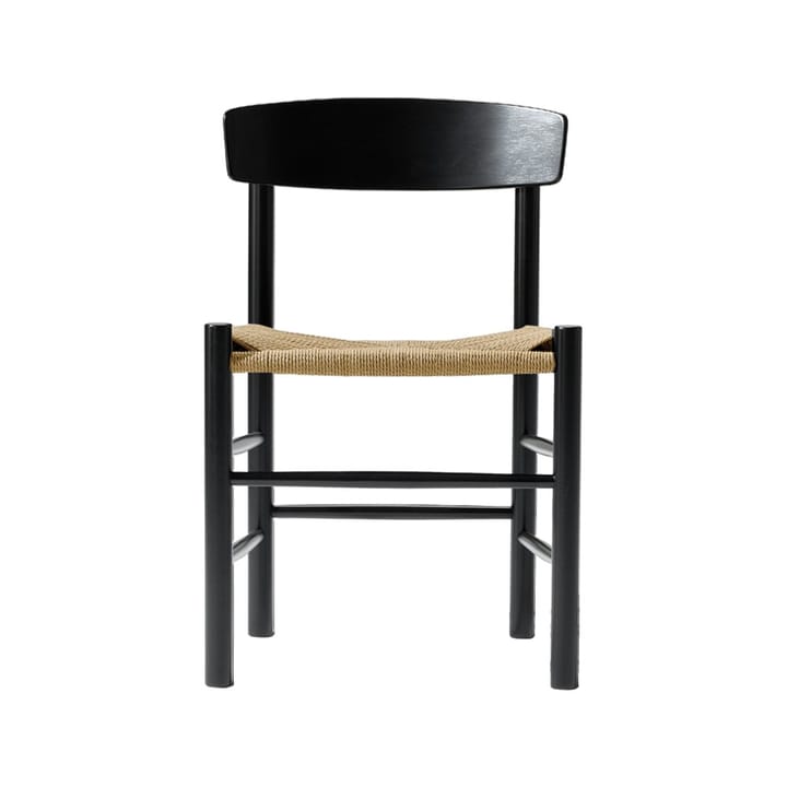 Krzesło J39 - Dąb czarny lakierowany - plecionka naturalna - Fredericia Furniture