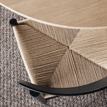 Krzesło J39 - Dąb czarny lakierowany - plecionka naturalna - Fredericia Furniture