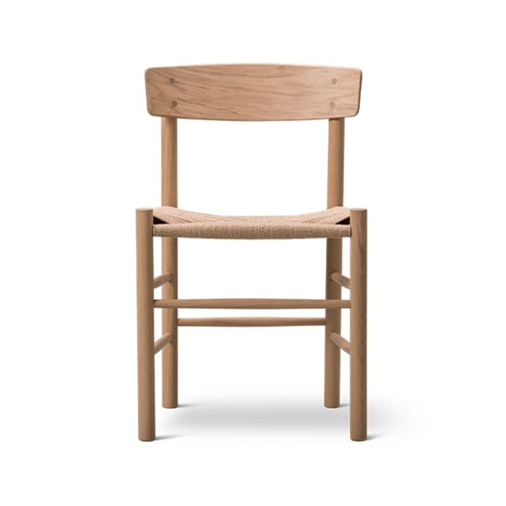 Krzesło J39 - Dąb jasny olejowany - plecionka naturalna - Fredericia Furniture