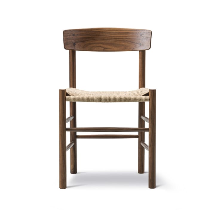 Krzesło J39 - Drewno orzecha włoskiego olejowane - plecionka naturalna - Fredericia Furniture