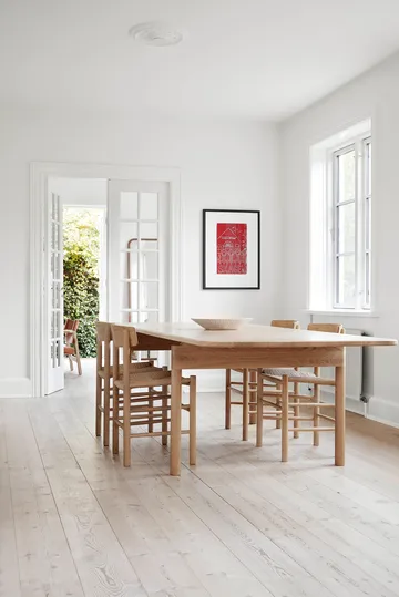 Krzesło J39, Jasny olejowany dąb-plecionka natural, zestaw 6 szt. - Fredericia Furniture