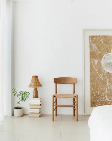 Krzesło J39 - Vintage lakier-pleciony naturalny - Fredericia Furniture