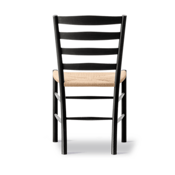 Krzesło Klint - Plecionka naturalna - dąb czarny lakierowany - Fredericia Furniture
