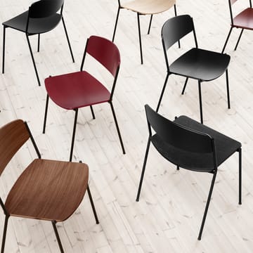 Krzesło Lynderup 3080 - Dąb lakierowany - stelaż stalowy czarny - Fredericia Furniture