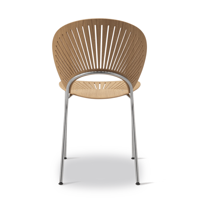 Krzesło Trinidad 3398, Dąb olejowany - stal nierdzewna szczotkowana Fredericia Furniture