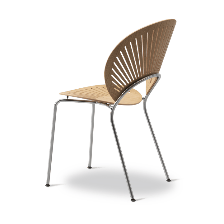 Krzesło Trinidad 3398, Dąb olejowany - stal nierdzewna szczotkowana Fredericia Furniture