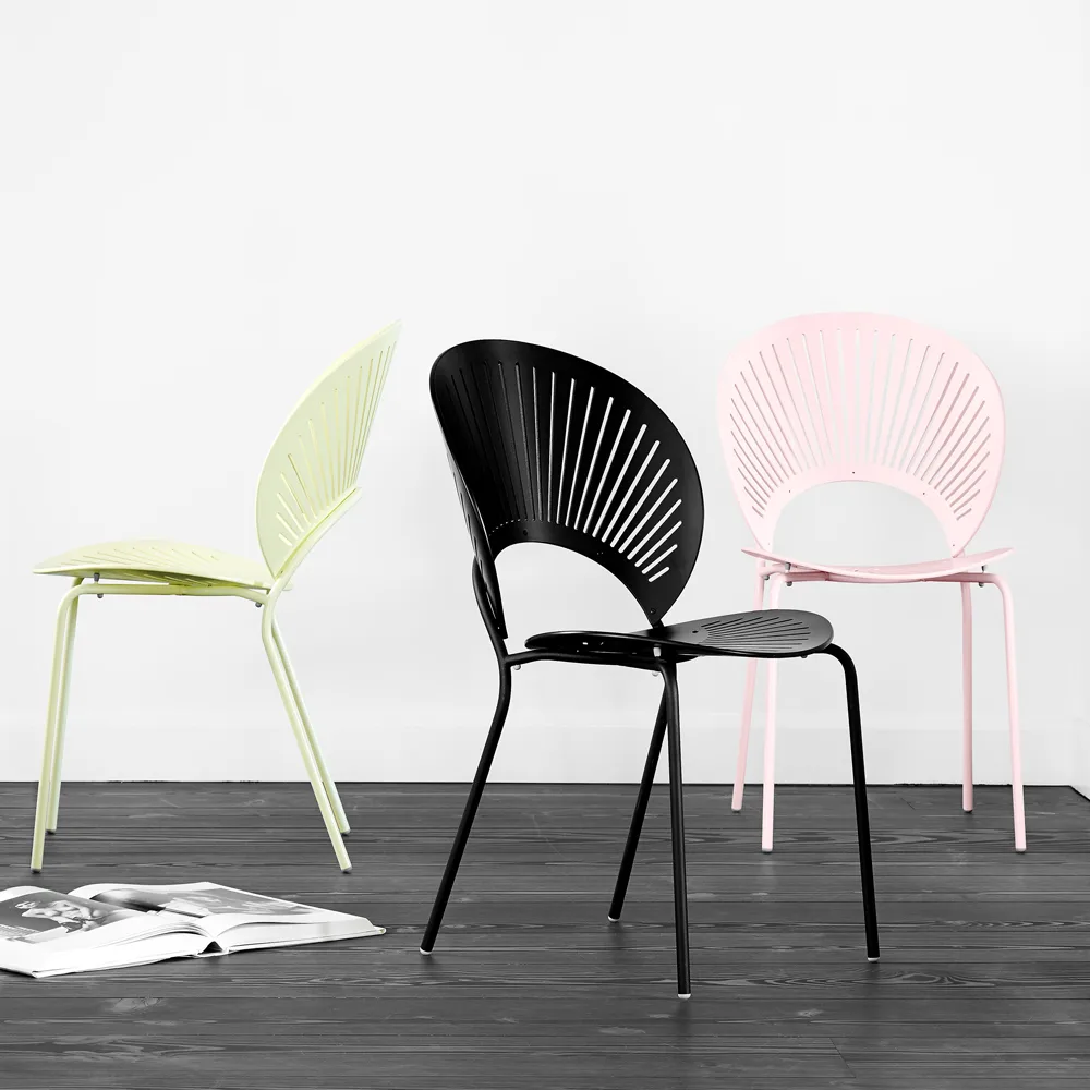 Krzesło Trinidad 3398, Dąb wędzony-ciemnoszary Fredericia Furniture