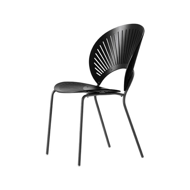 Krzesło Trinidad 3398 - Jesion czarny bejcowany - nogi czarne - Fredericia Furniture