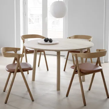 Krzesło Yksi 3340 - Canvas 114 sand-lakierowany dąb - Fredericia Furniture