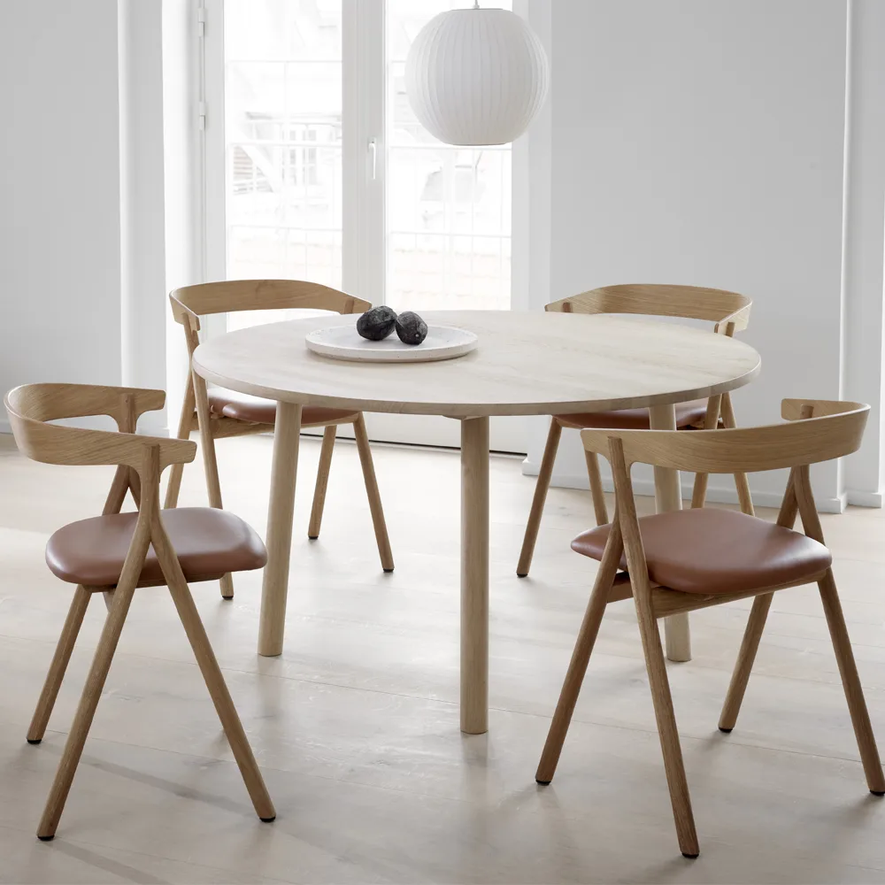 Krzesło Yksi 3340, Skóra premium 88 - dąb czarny lakierowany Fredericia Furniture