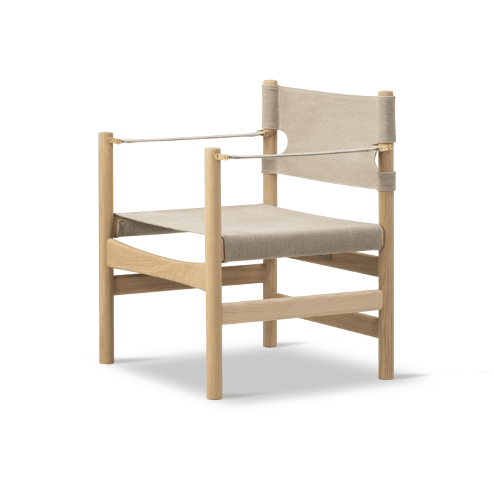 Krzesło z podłokietnikami Canvas 21 - Canvas naturalny - dąb olejowany - Fredericia Furniture