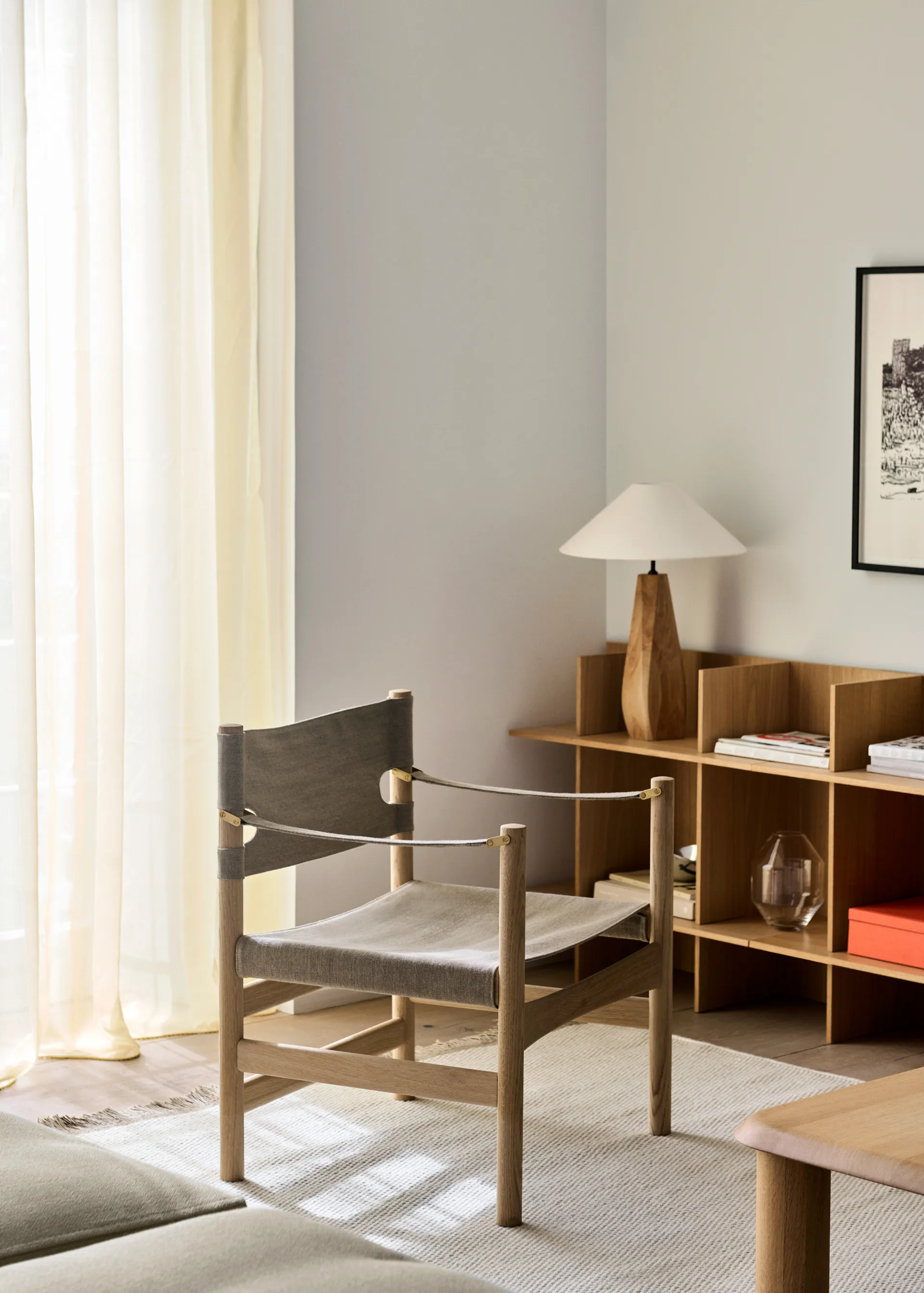 Krzesło z podłokietnikami Canvas 21, Canvas naturalny - dąb olejowany Fredericia Furniture