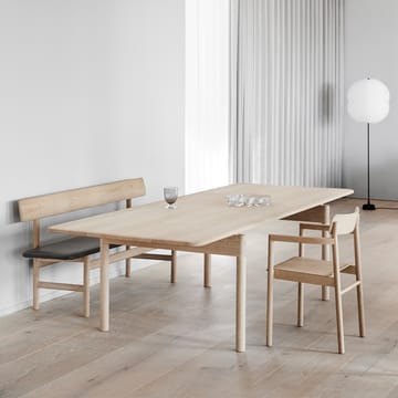 Krzesło z podłokietnikami Post 3445 - Dąb czarny lakierowany - Fredericia Furniture