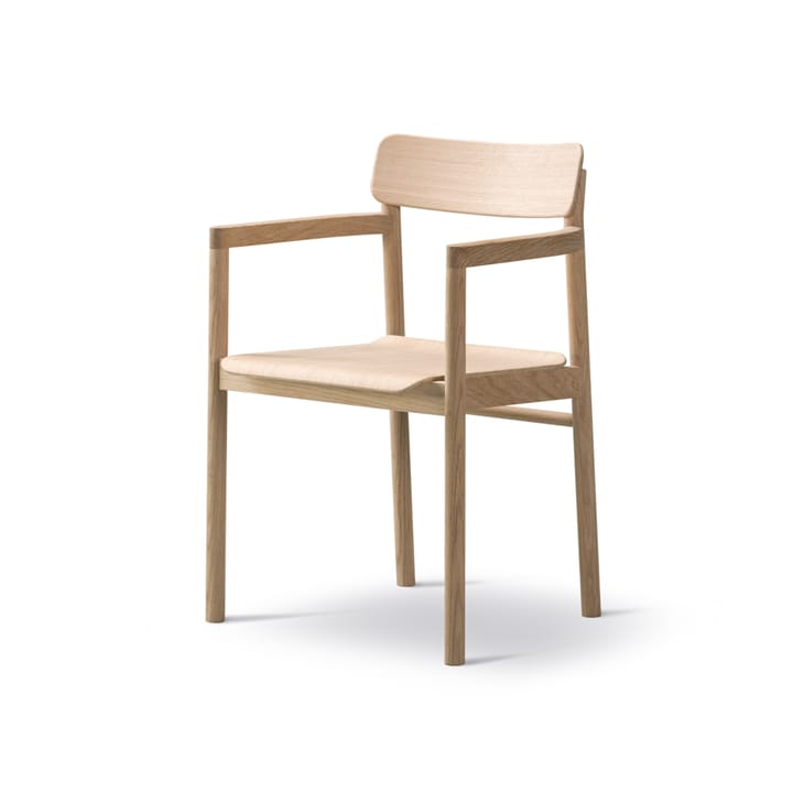 Krzesło z podłokietnikami Post 3445 - Dąb lakierowany - Fredericia Furniture