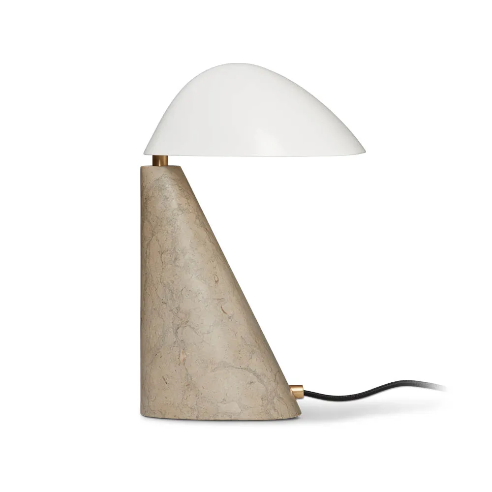 Lampa stołowa Fellow , White - dark atlantico limestone Fredericia Furniture