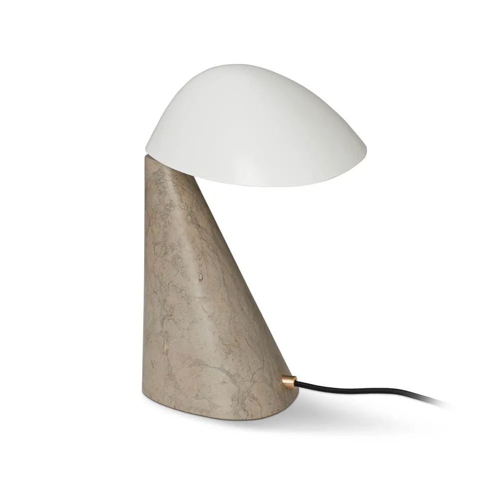 Lampa stołowa Fellow , White - dark atlantico limestone Fredericia Furniture
