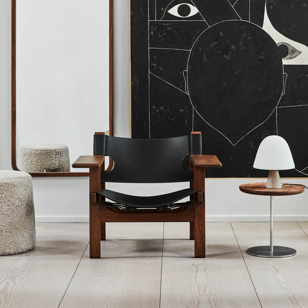 Lampa stołowa Meadow, Opal - dark atlantico limestone Fredericia Furniture