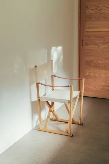 MK16 Folding Chair krzesło - Off white-jasno olejowany dąb - Fredericia Furniture