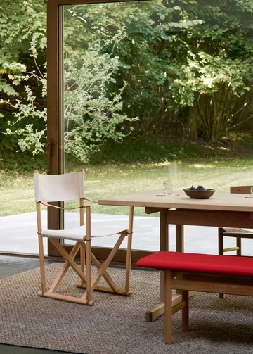 MK16 Folding Chair krzesło - Off white-olejowany buk - Fredericia Furniture