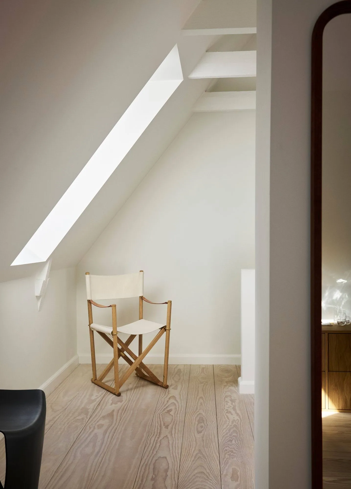 MK16 Folding Chair krzesło, Off white-olejowany dąb Fredericia Furniture