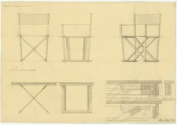MK16 Folding Chair krzesło - Off white-olejowany dąb - Fredericia Furniture