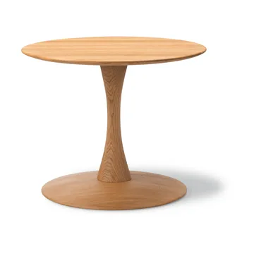ND104 Trisse stolik kawowy - Olejowany dąb, Ø68x48 cm - Fredericia Furniture