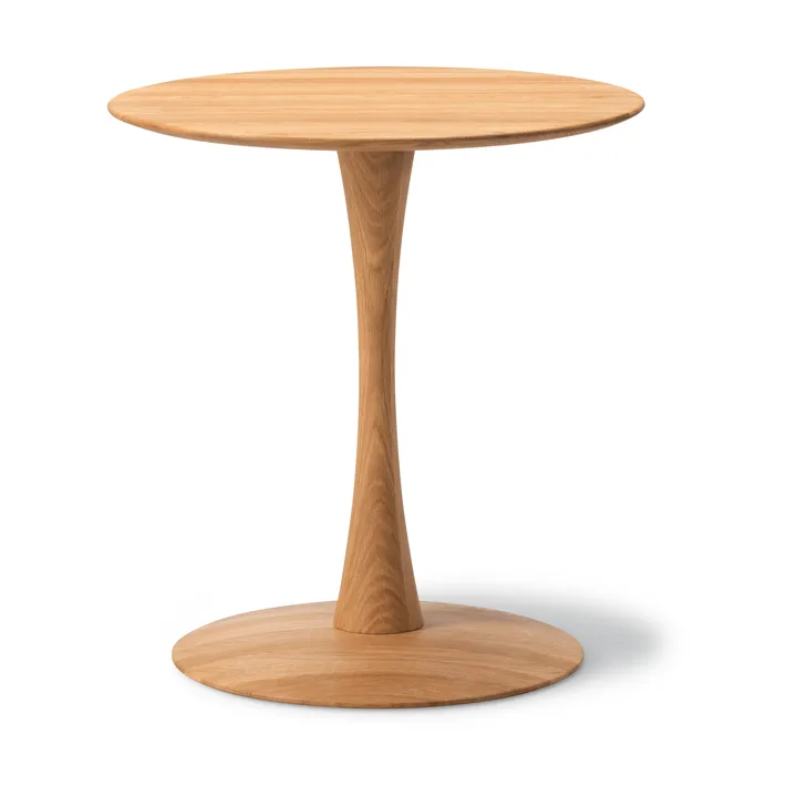 ND106 Trisse stół jadalniany - Olejowany dąb, Ø68x73 cm - Fredericia Furniture