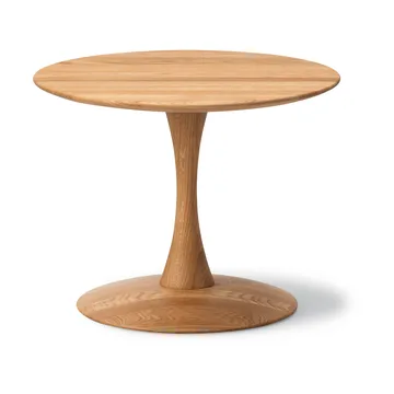 ND110 Trisse stolik kawowy - Olejowany dąb, Ø55x42 cm - Fredericia Furniture