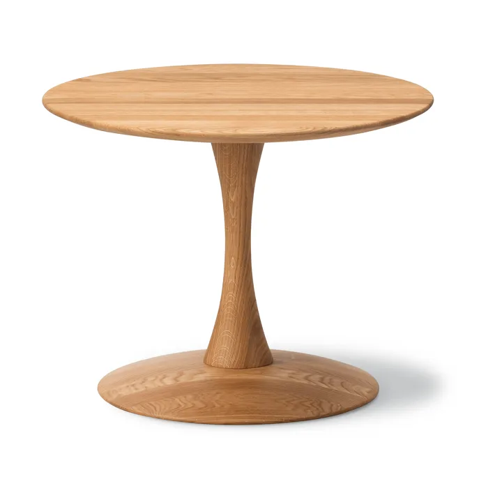 ND110 Trisse stolik kawowy - Olejowany dąb, Ø55x42 cm - Fredericia Furniture