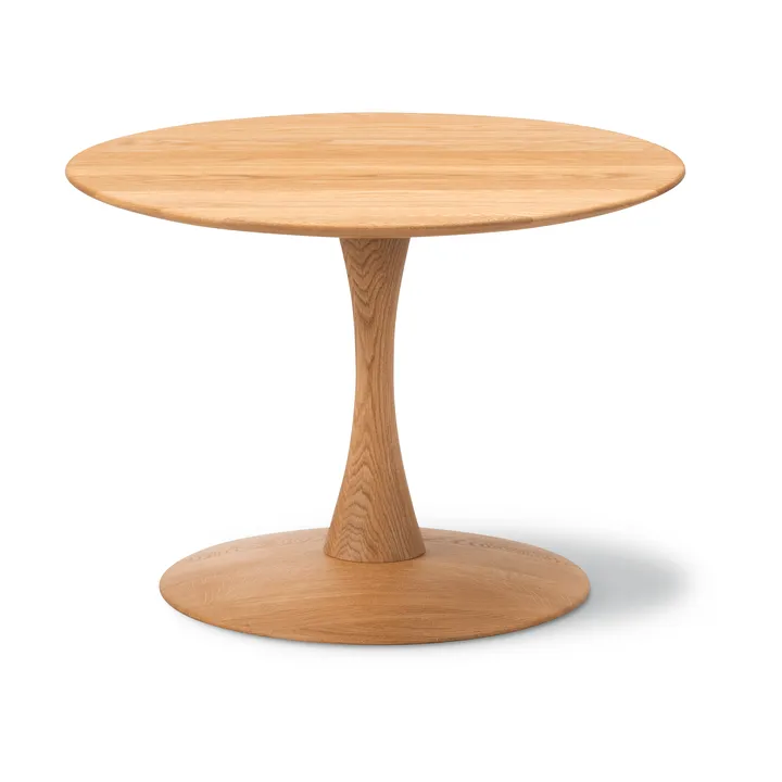 ND112 Trisse stolik kawowy - Olejowany dąb, Ø75x48 cm - Fredericia Furniture