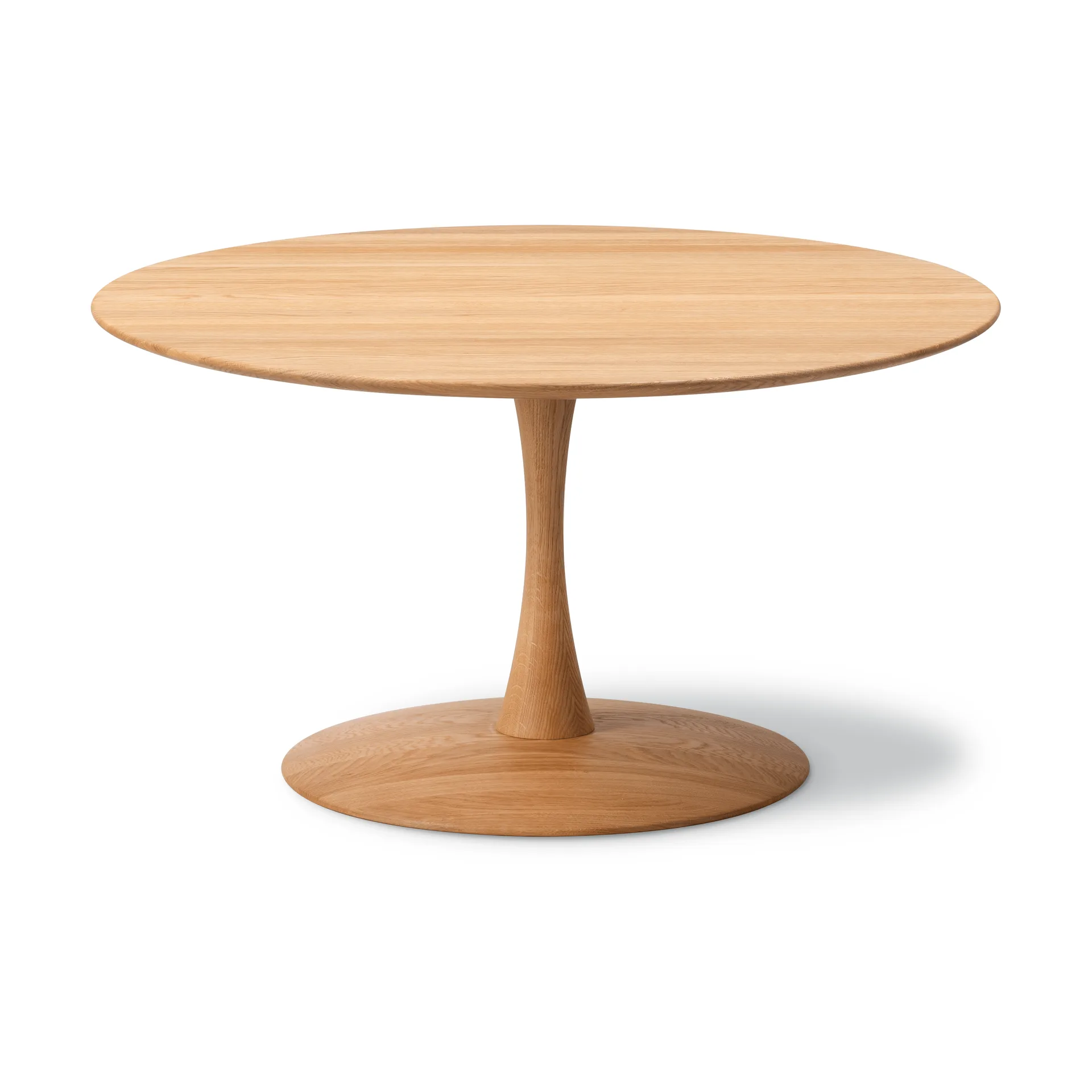 ND114 Trisse stolik kawowy, Olejowany dąb, Ø90x48 cm Fredericia Furniture