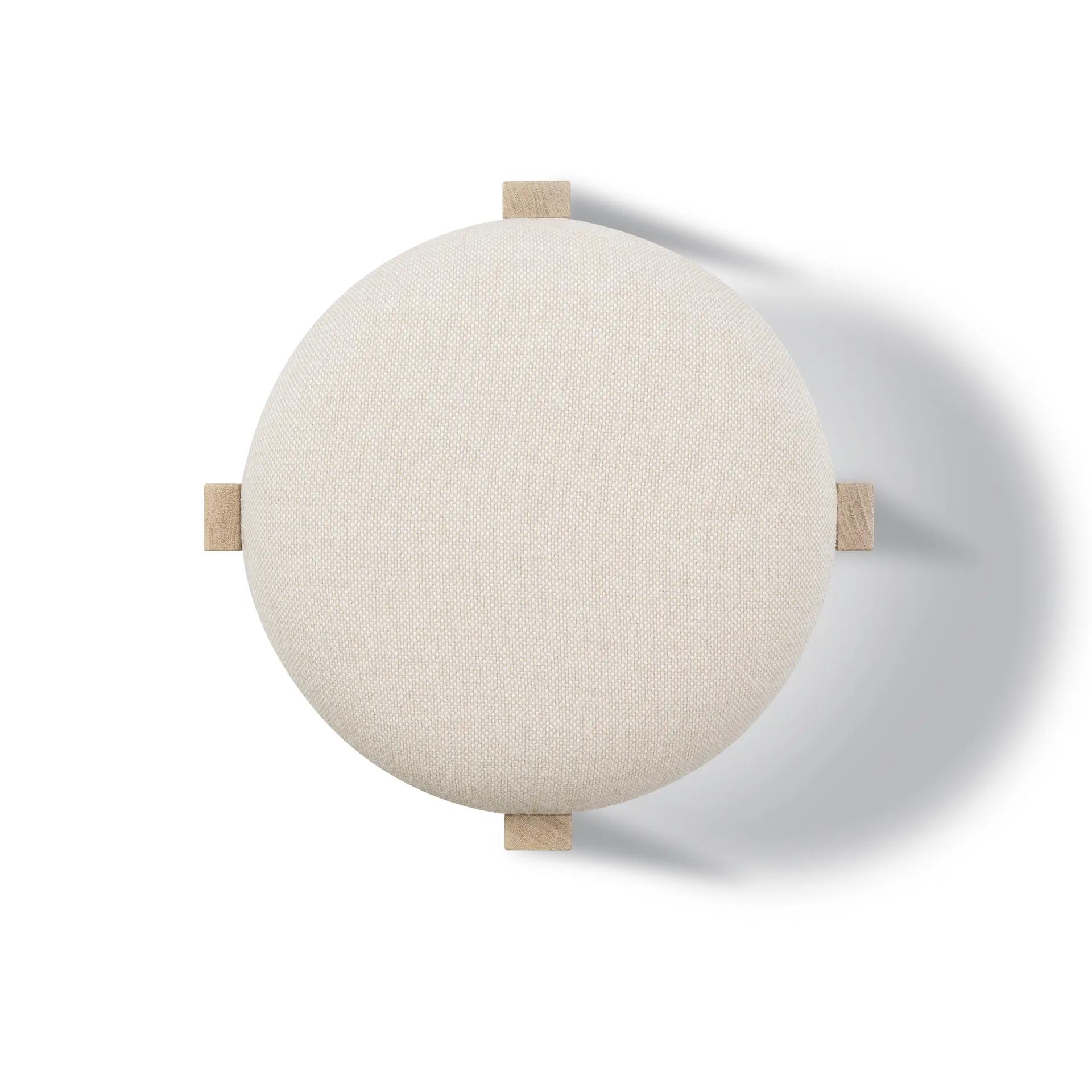 Podnóżek Pioneer, niski, Hallingdal 200 - dąb lakierowany Fredericia Furniture