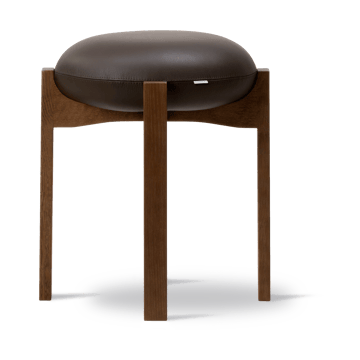 Podnóżek Pioneer niski - Primo 86-1 - dąb lakierowany w kolorze wędzonej - Fredericia Furniture
