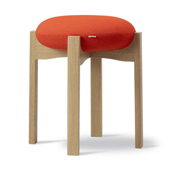 Podnóżek Pioneer, niski - Vidar 542-lakierowany dąb - Fredericia Furniture