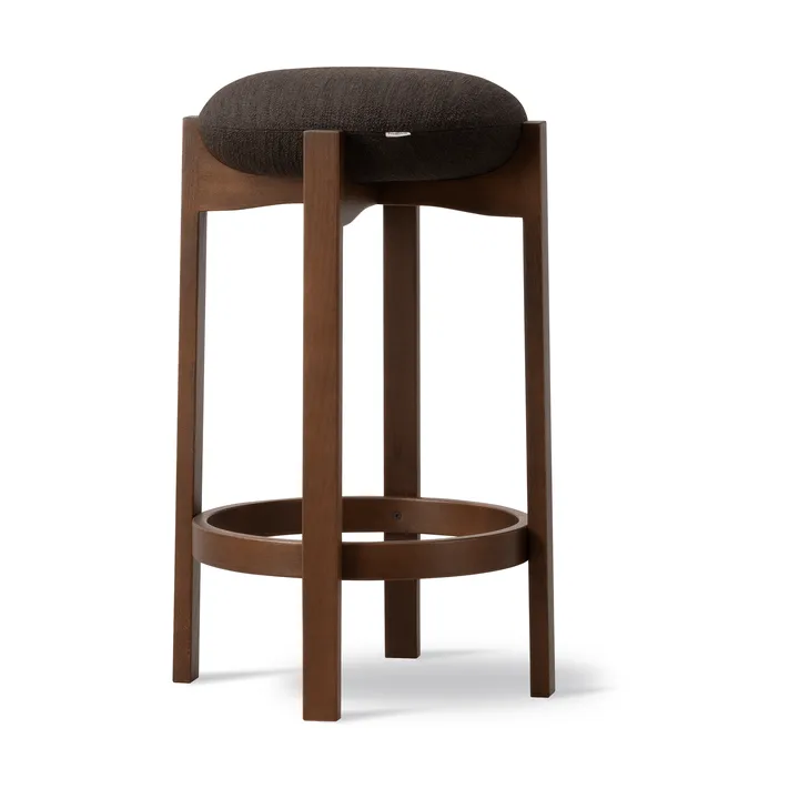 Podnóżek Pioneer wysoki - Odino RC41 dark brown-matowy buk - Fredericia Furniture
