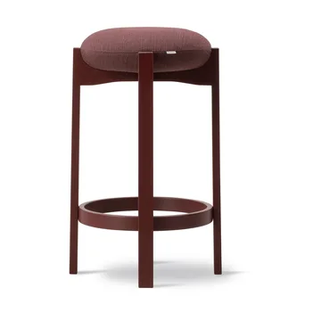 Podnóżek Pioneer wysoki - Odino RC43 bordeaux-bordeaux buk - Fredericia Furniture