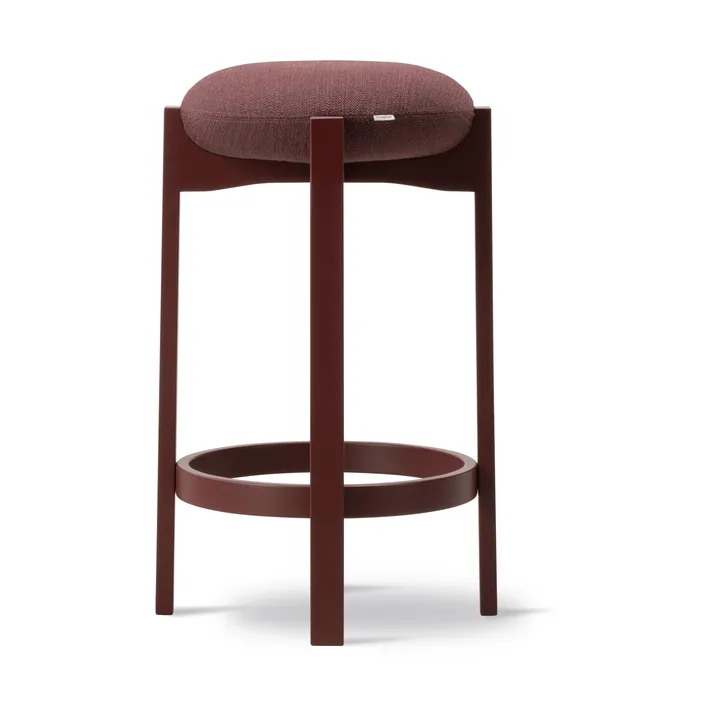 Podnóżek Pioneer wysoki - Odino RC43 bordeaux-bordeaux buk - Fredericia Furniture