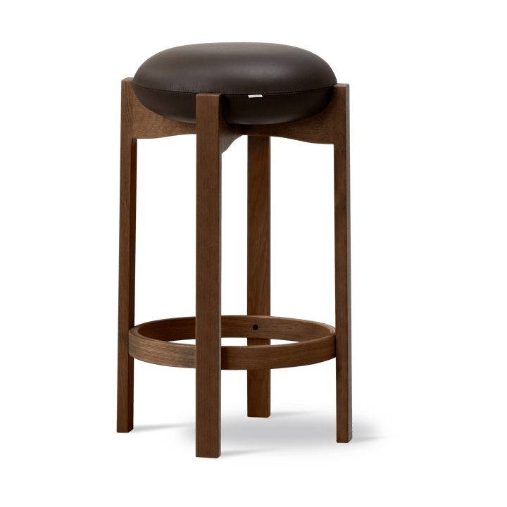 Podnóżek Pioneer wysoki - Primo 86-1 - dąb lakierowany w kolorze wędzonej - Fredericia Furniture