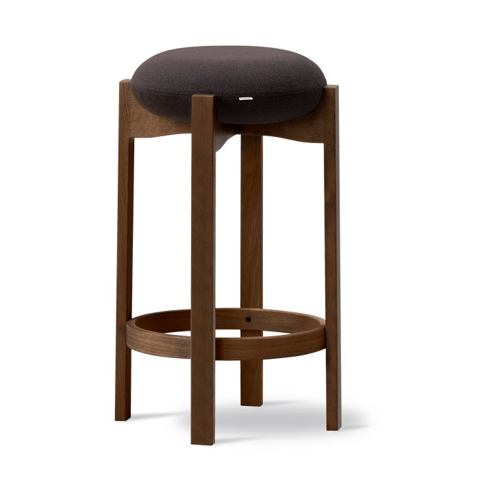 Podnóżek Pioneer wysoki - Vidar 386 - dąb lakierowany w kolorze wędzonej - Fredericia Furniture