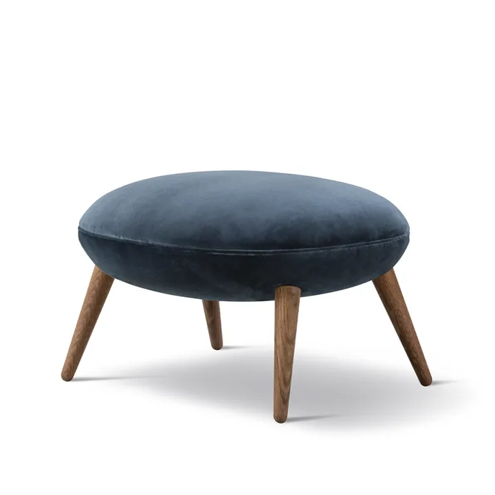 Podnóżek Swoon Ottoman - Harald 3 182-dąb wędzony - Fredericia Furniture