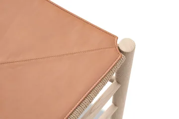 Poduszka siedziska ze skóry do krzesła J39 - Skóra Cera 905 Russet Brown - Fredericia Furniture